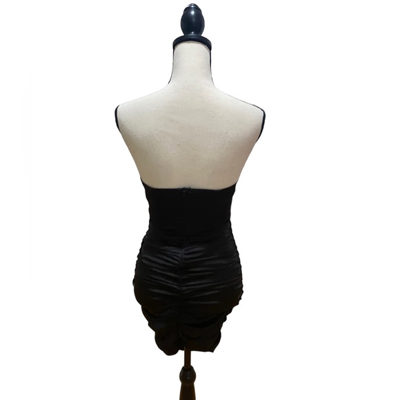 Corset Top Ruched Mini Dress - Picture 4 of 4